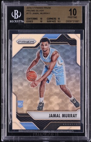 2016 Select Courtside Silver Prizm Jamal Murray ROOKIE #275 PSA 10