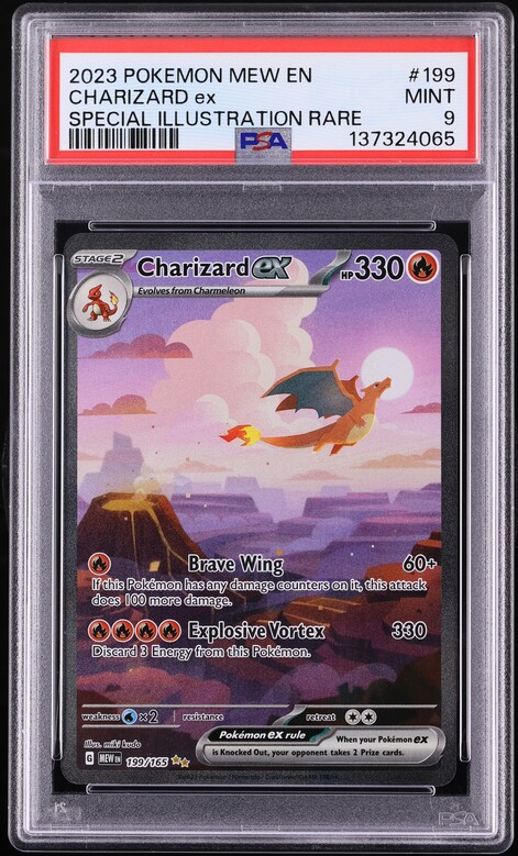 2023 Pokemon Scarlet & Violet 151 SIR Charizard ex #199 PSA 9 MINT