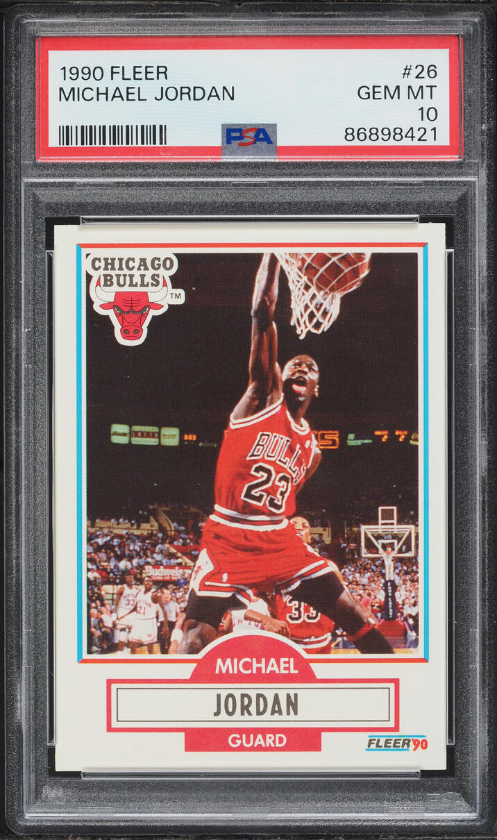 1990 Fleer Basketball Michael Jordan #26 PSA 10 GEM MINT