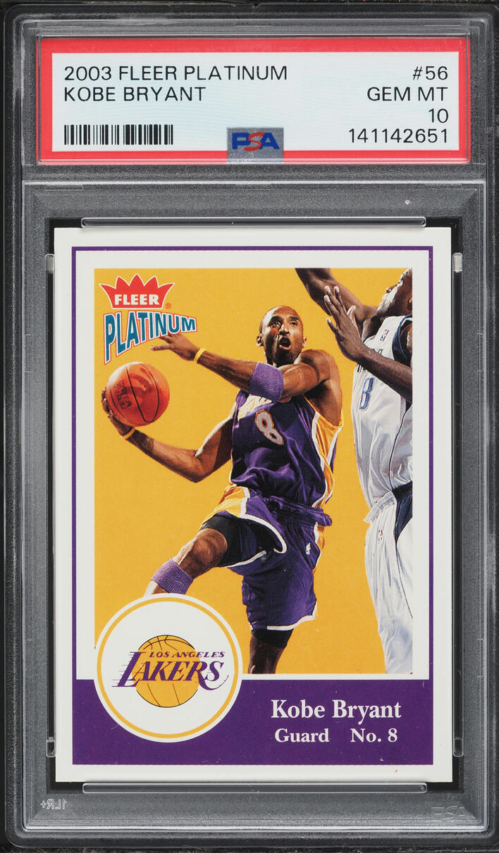 2003 Fleer Platinum Kobe Bryant #56 PSA 10 GEM MINT