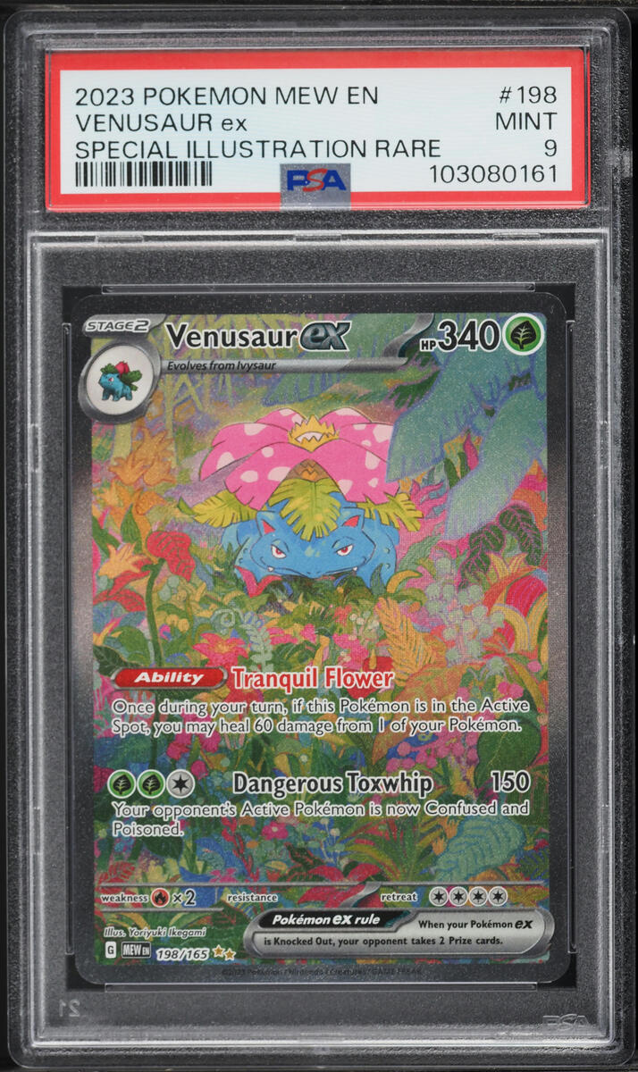 2023 Pokemon Scarlet & Violet 151 SIR Venusaur ex #198 PSA 9 MINT
