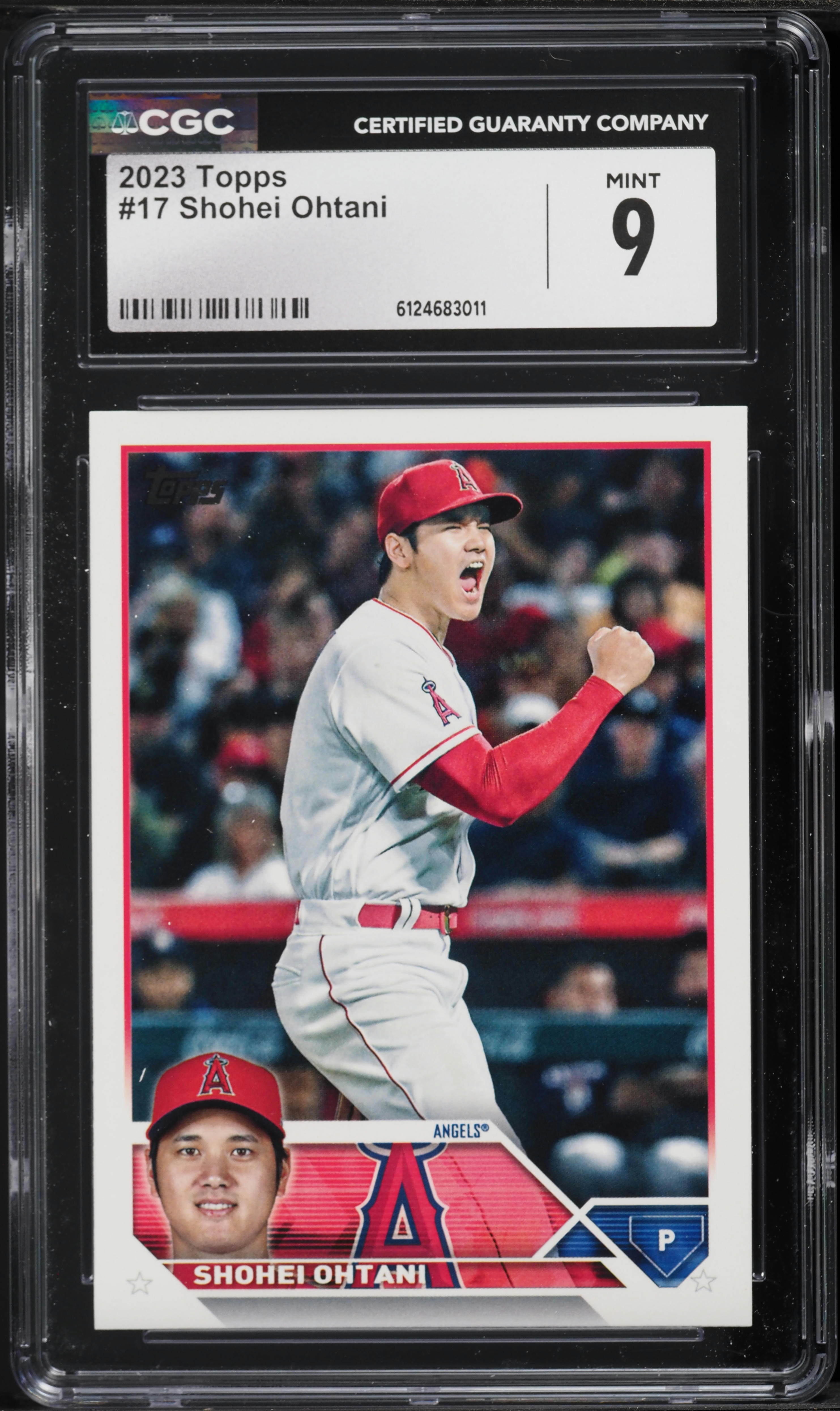 2023 Topps Shohei Ohtani #17 CGC 9 MINT on Fanatics Collect