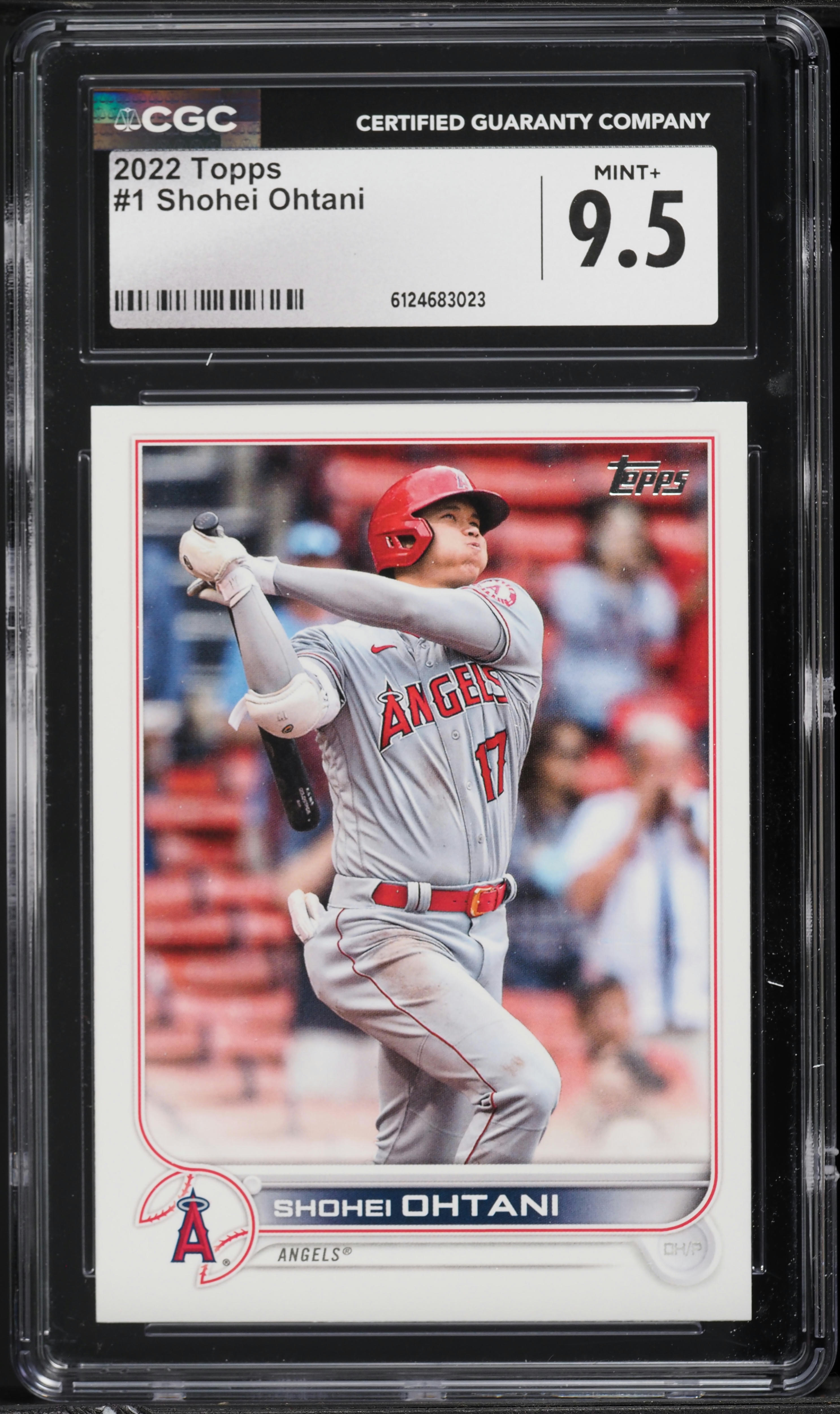 2022 Topps Shohei Ohtani #1 CGC 9.5 MINT+ on Fanatics Collect