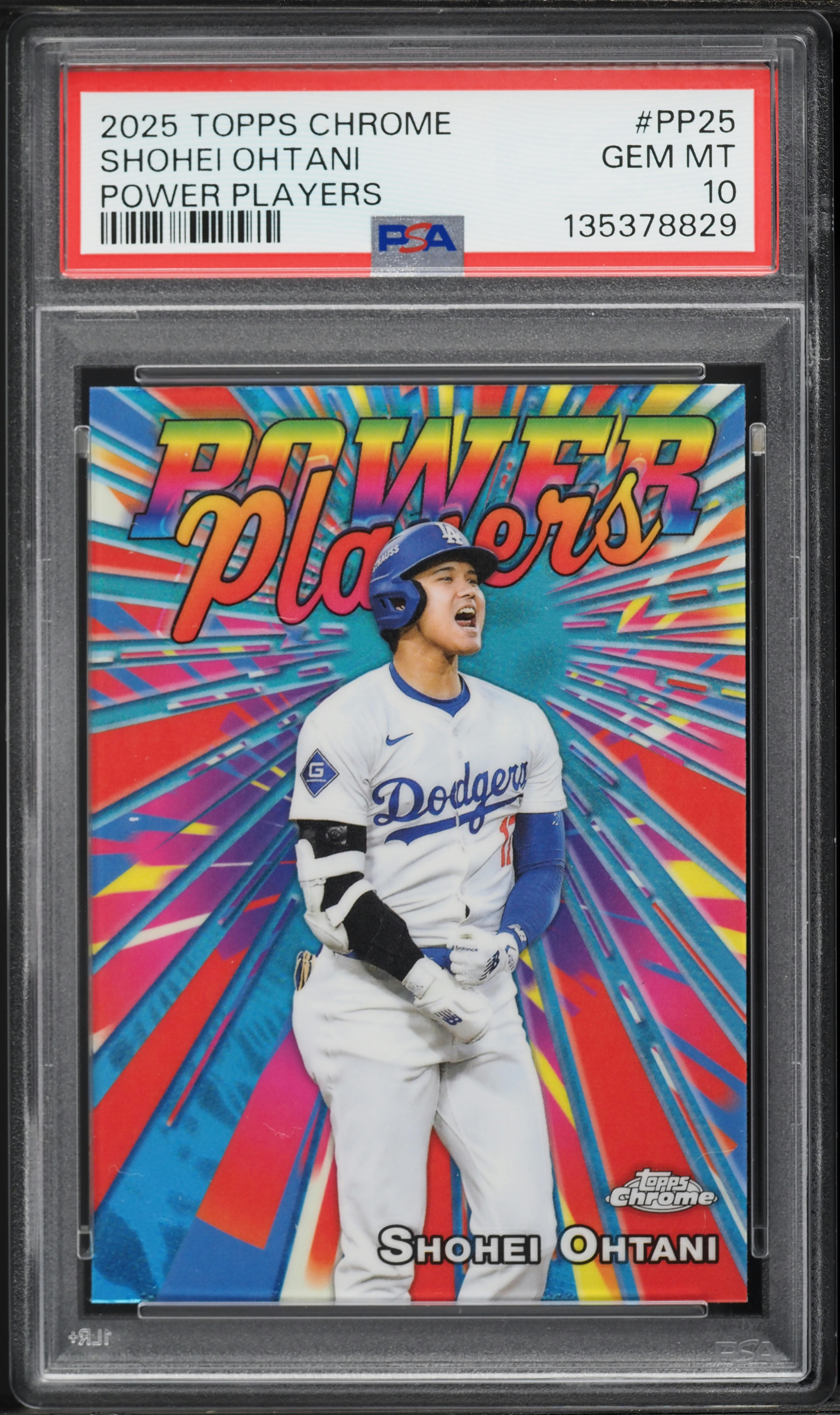 2025 Topps Chrome Power Players Shohei Ohtani #PP-25 PSA 10 GEM 