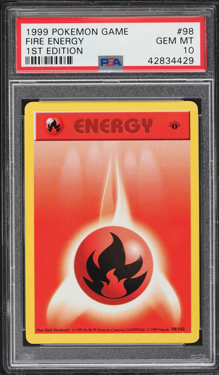 pokemon energy cards first edition Lightning Base Set 1st #100 PSA 8 Perfect for collectors and enthusiasts. 1999 Nintendo Pokemon Game Psychic