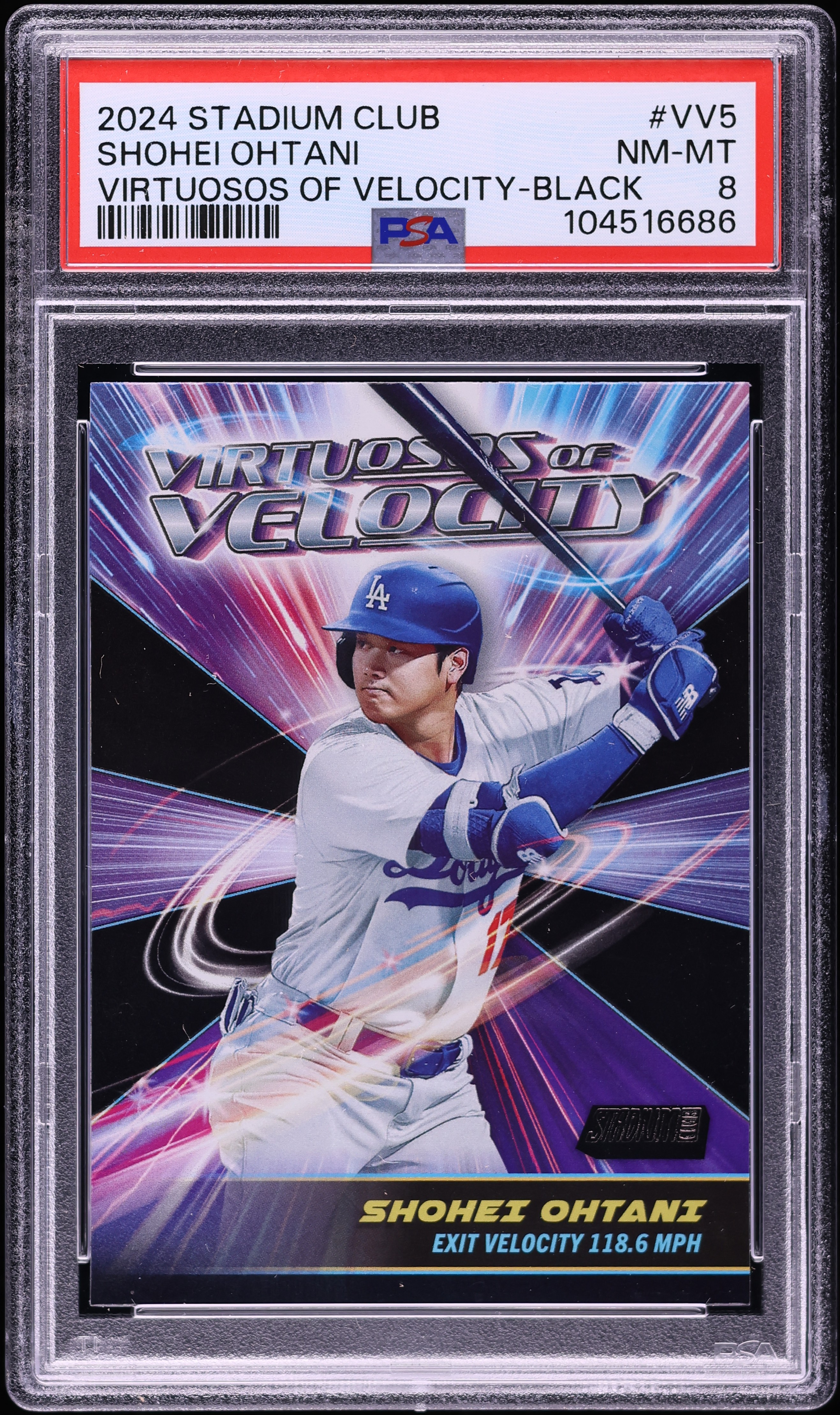 2024 Stadium Club Virtuosos Of Velocity Black Shohei Ohtani /99