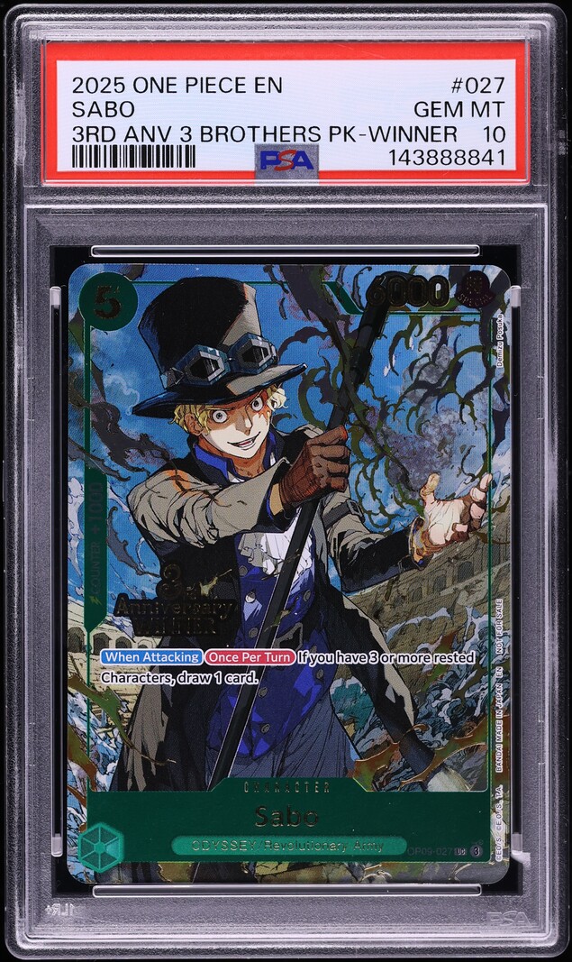 2025 One Piece 3rd Anniversary Tournament Winner 3 Brothers Alt