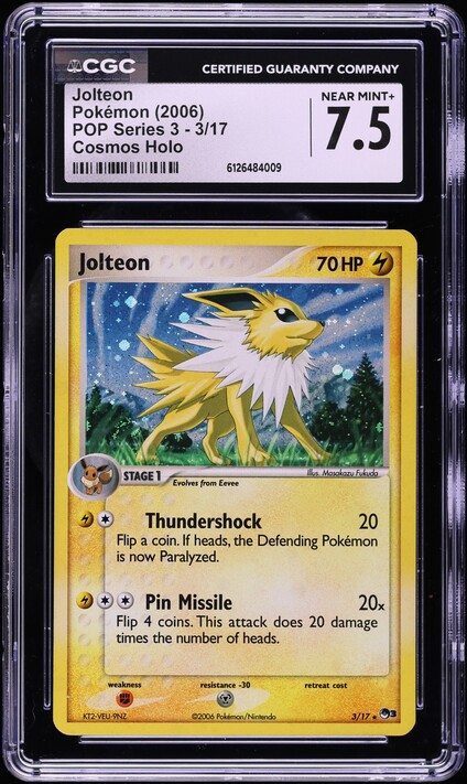 what is the average price of a pokemon card pack Dark Jolteon 38/82 main image 0