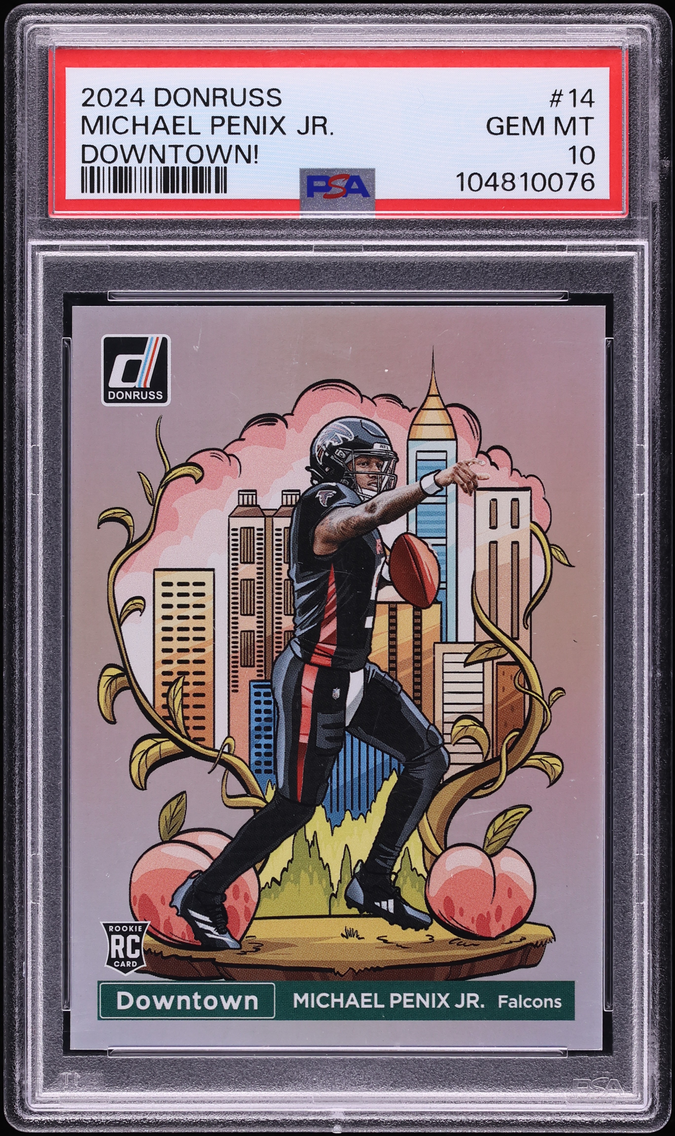 2024 Donruss Downtown Michael Penix Jr. ROOKIE #14 PSA 10 GEM MINT