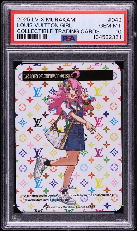 【PSA9】LV x Murakami Louis Vuitton Girl 2025 Louis Vuitton X Murakami Collectible Louis Vuitton Girl #49