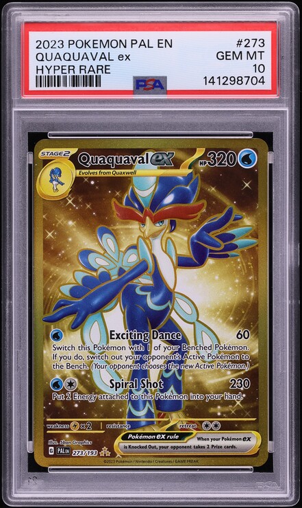 2023 Pokemon Scarlet & Violet Paldea Evolved SIR Quaquaval EX #260 PSA 9  MINT on Fanatics Collect