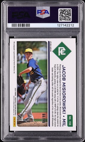 2024 Panini Prospect Edition Ticket Red Power Jacob Misiorowski 