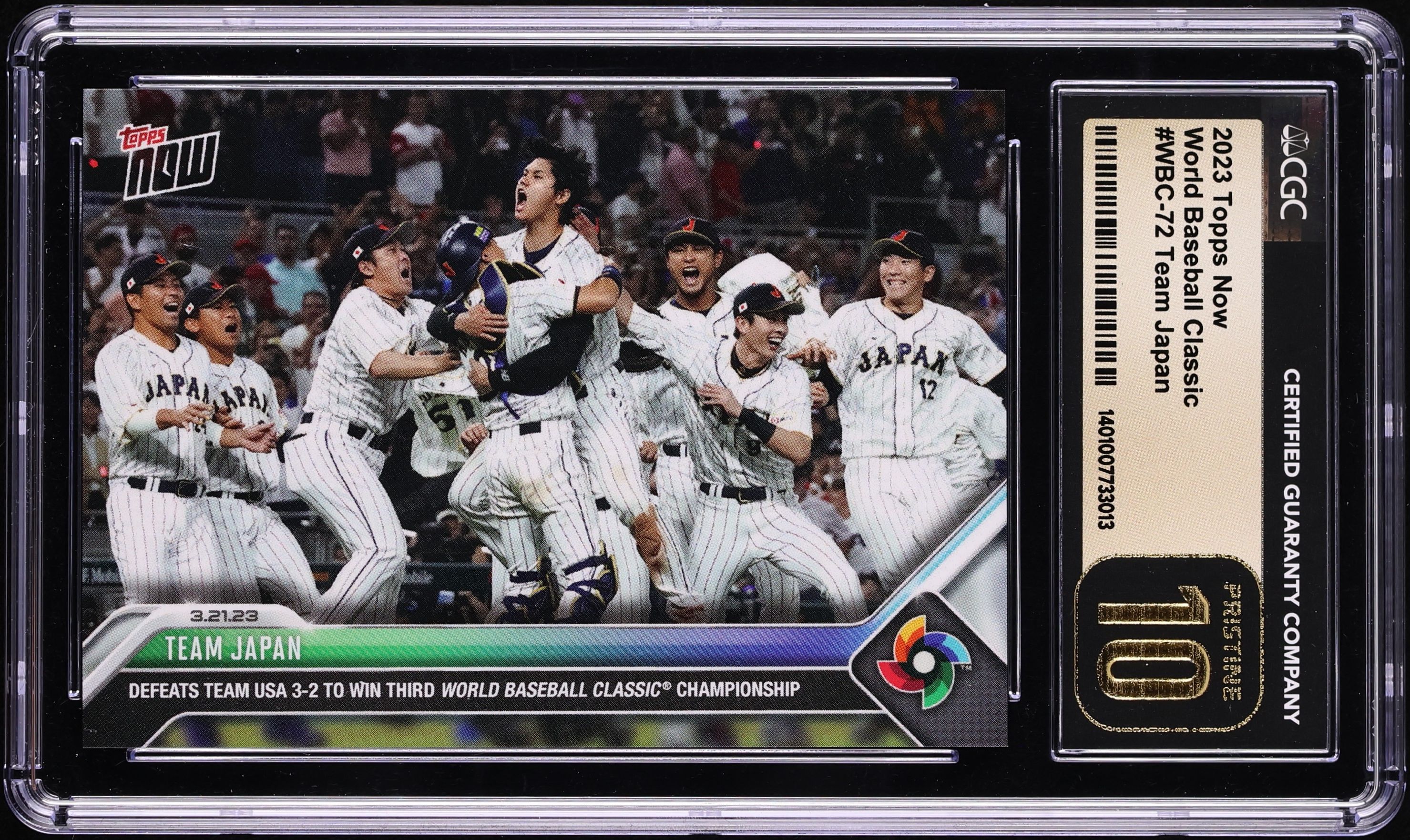 その他 2023 Topps Now WBC All-WBC Team 2023 Topps Now World Baseball Classic Team Japan #WBC-72 CGC 10