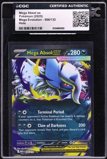 2025 Pokemon Japanese Mega Brave Special Art Rare Mega Absol Ex