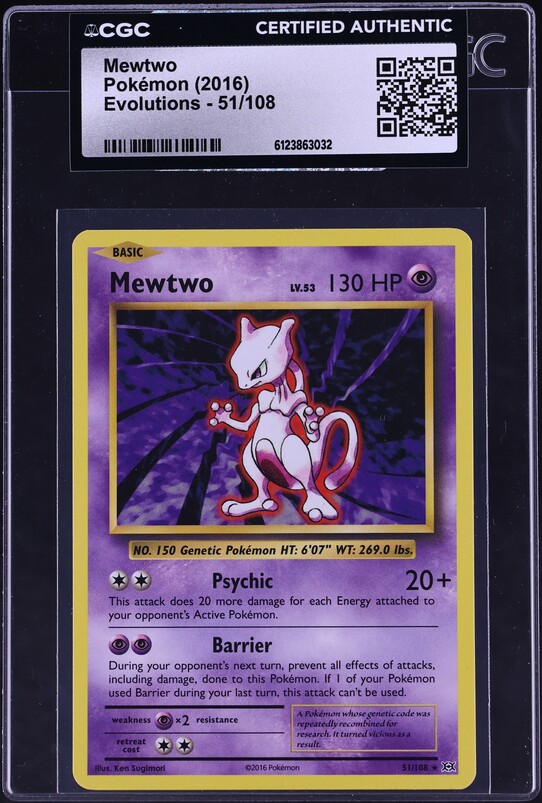 2016 mewtwo pokemon card value - Mewtwo-EX (103/108) - XY Evolutions [3P] Psyburn (110) Weakness / Resistance / Retreat Cost 2016 Pokemon Xy Evolutions 103