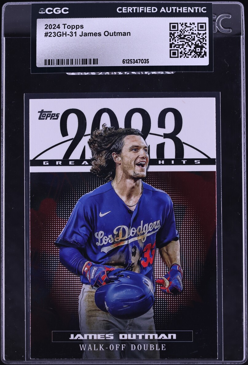 2024 Topps James Outman #23GH-31 CGC AUTH