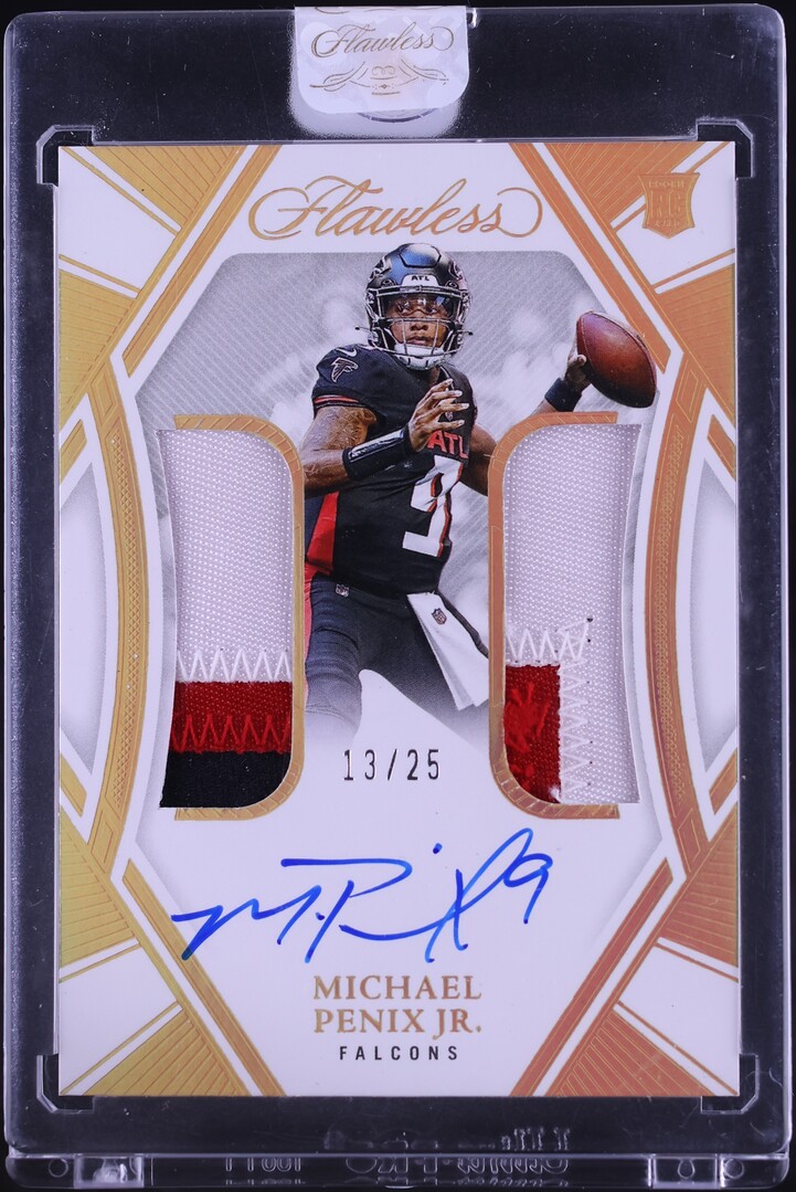 2024 Panini Flawless Michael Penix Jr. ROOKIE PATCH AUTO /25 #RDPA-MPJ
