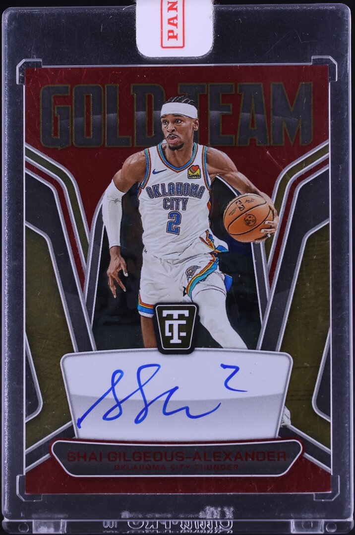 2024 Totally Certified Gold Team Shai Gilgeous-Alexander AUTO /75 #GTS-SGA