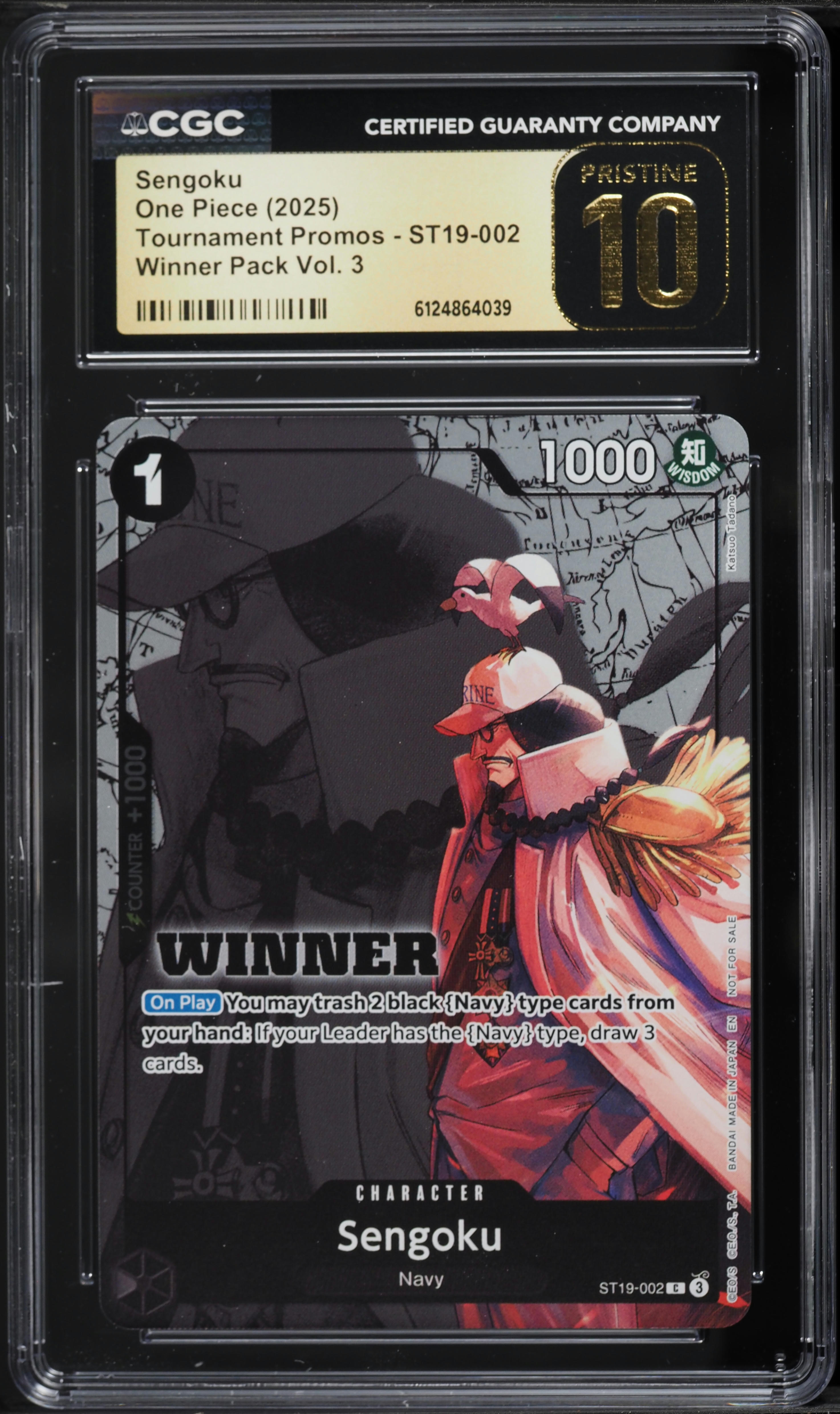 2025 One Piece Tournament Promo Winner Pack Vol 3 Sengoku #ST19