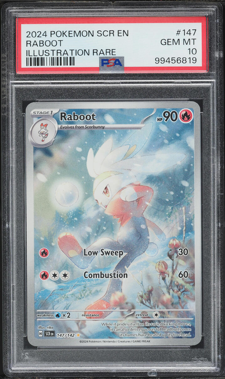 2024 Pokemon Scarlet & Violet Stellar Crown IR Raboot #147 PSA 10 GEM MINT