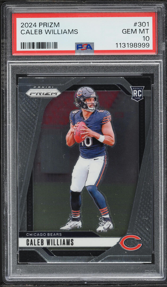2024 Panini Prizm Caleb Williams ROOKIE #301 PSA 10 GEM MINT