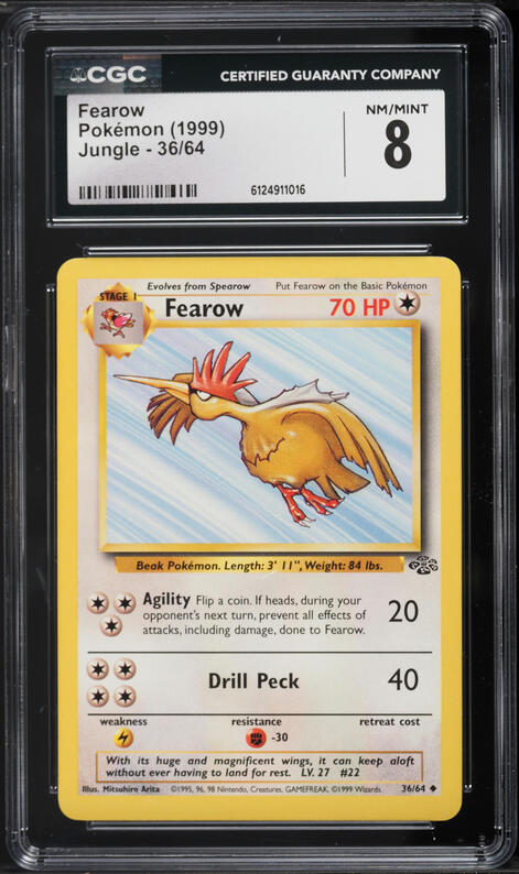 fearow pokemon card Fearow - 37/100 Reverse Holo main image 0