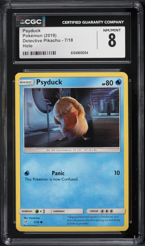 psyduck pokemon card detective pikachu Psyduck SM199 Foil Holo Detective Pikachu Promo Card Target Exclusive  Pokmon