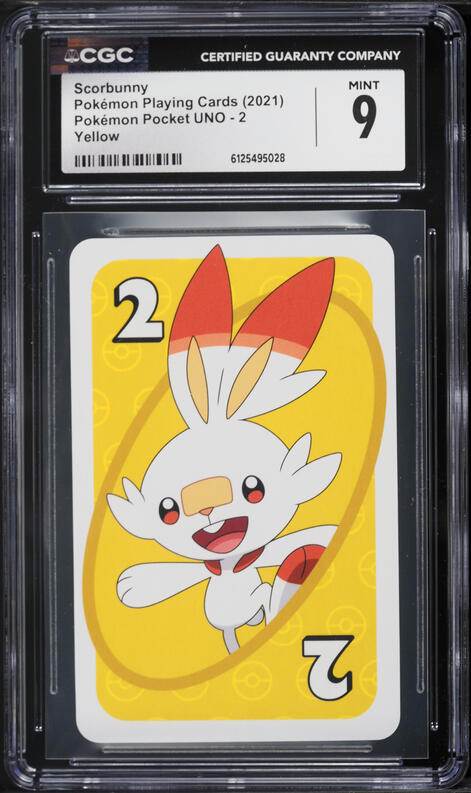 2021 Pokemon Japanese Playing Cards Pocket UNO Red Scorbunny #2 CGC 9.5 MINT+ on Fanatics Collect 2021 Pokemon Japanese Playing Cards Pocket UNO Red Scorbunny #2 CGC 9.5 MINT+ on Fanatics Collect