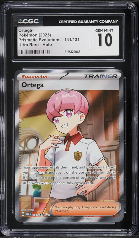 ortega full art pokemon card Ortega - SV: Prismatic Evolutions