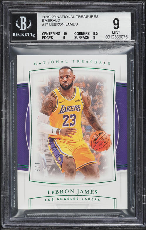 2006 Bowman Chrome Refractor LeBron James /249 #22 BGS 9.5 GEM