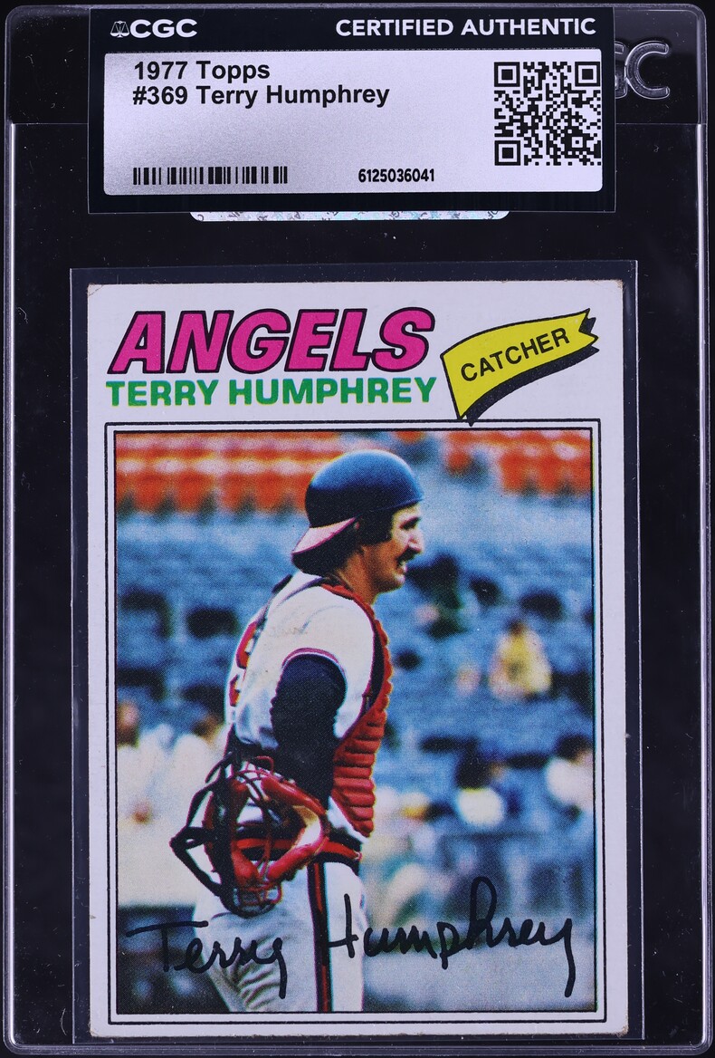 1977 Topps Terry Humphrey #369 CGC AUTH