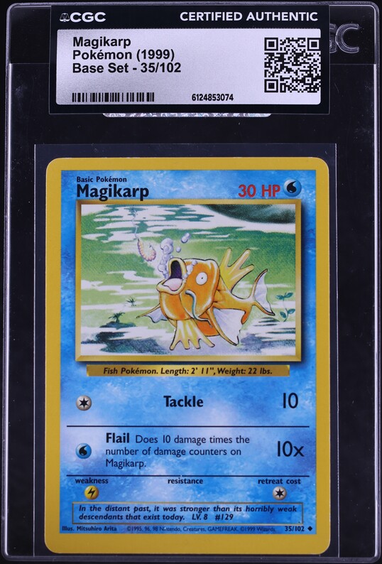 magikarp pokemon card value #006 Classic PSA 9 Water / 30 / Basic Attack 1 Magikarp | Pokémon Cards and