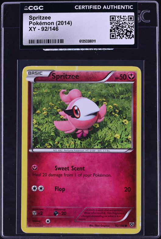 2014 Pokemon Xy Spritzee #92 CGC AUTH