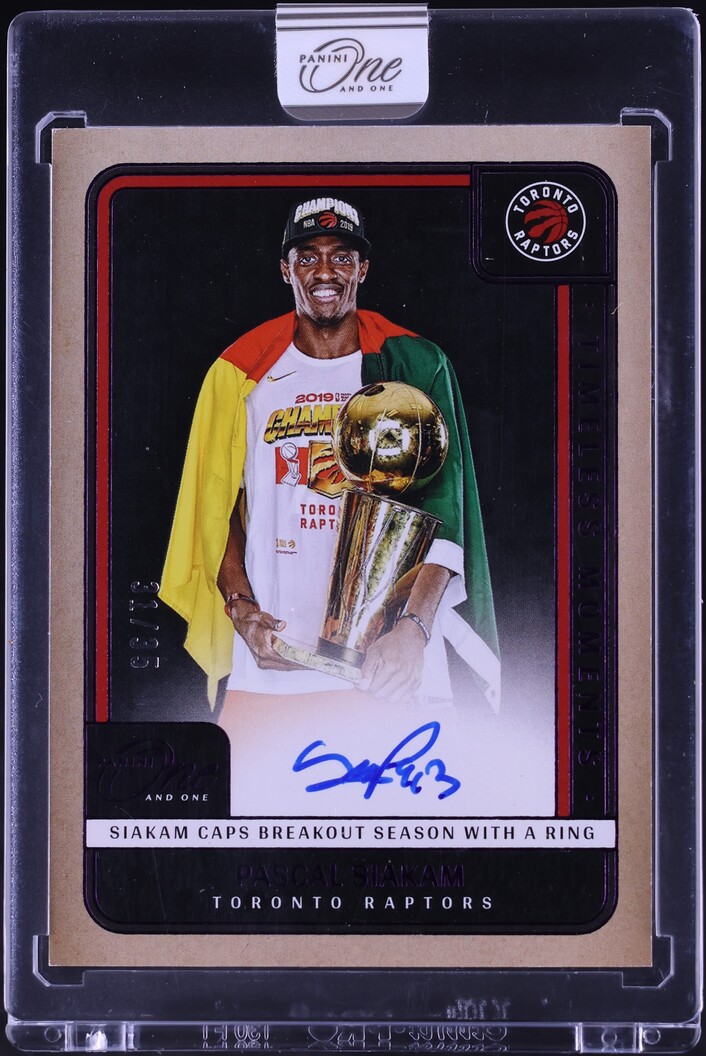 2024 Panini One And One Pascal Siakam AUTO /35 #TMA-PAS