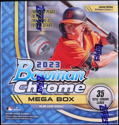 2023 Bowman Chrome Baseball Sealed Mega Box on Fanatics Collect