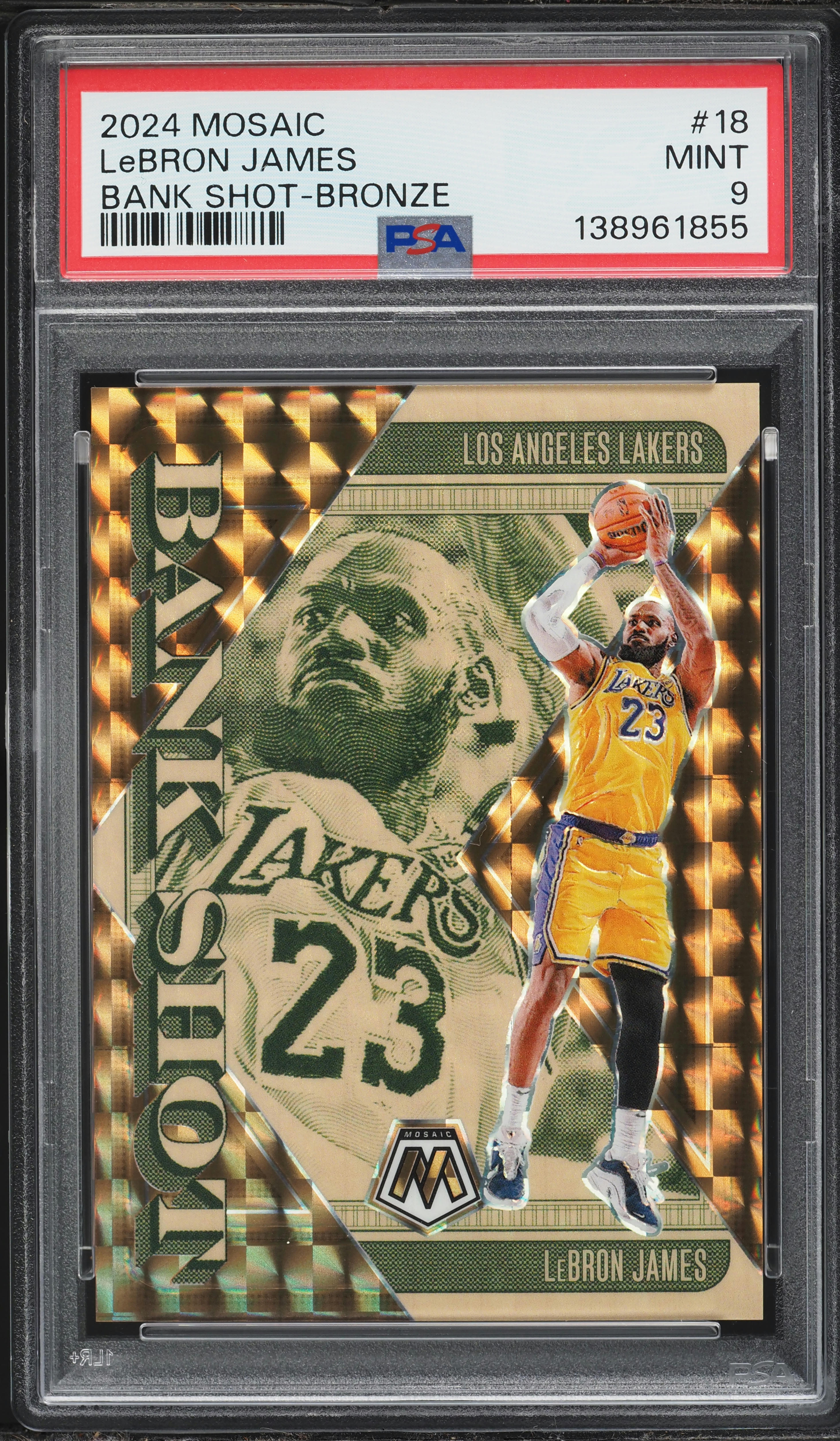 2024 Panini Mosaic Basketball Bronze LeBron James #18