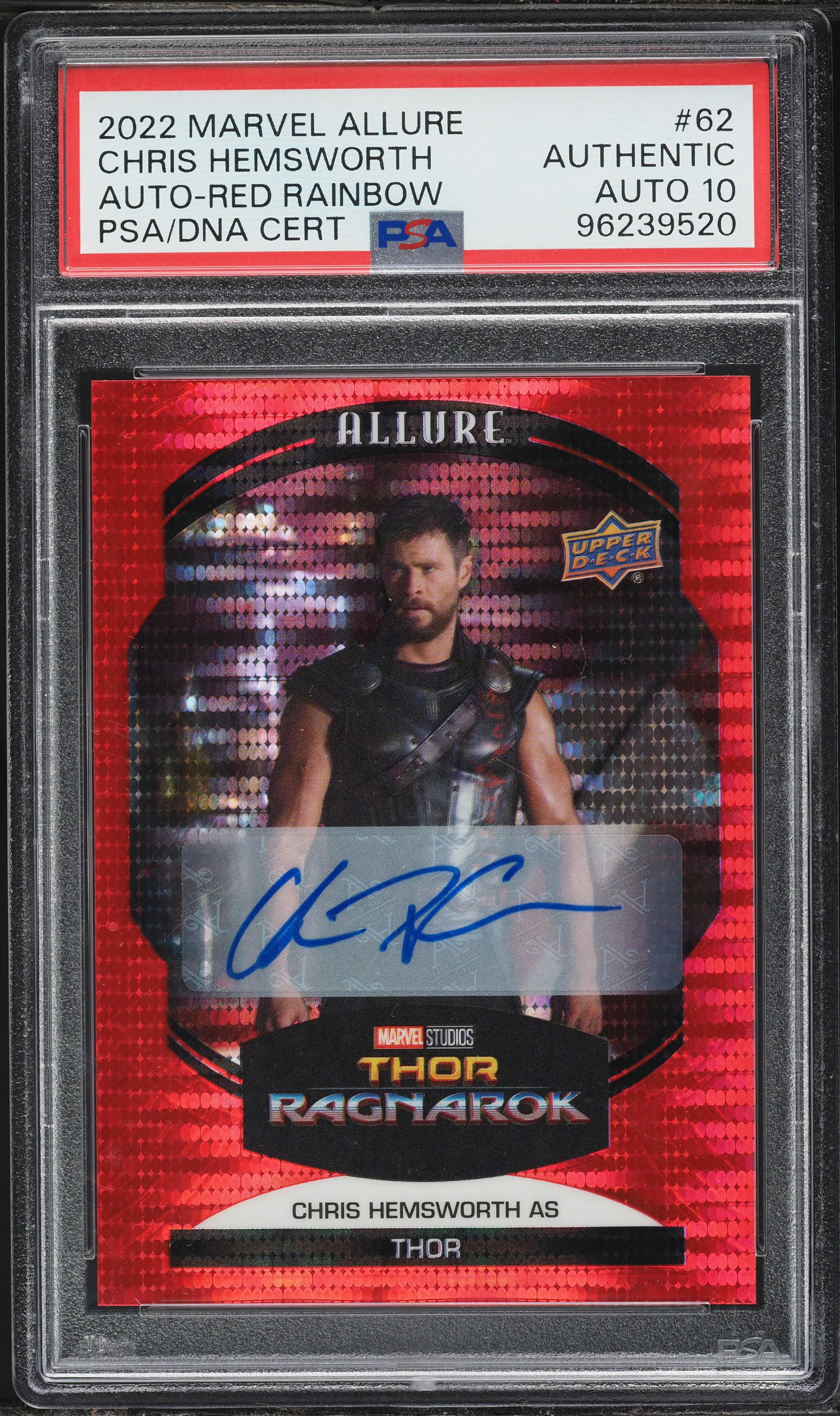 Upper Deck Marvel Thor 0 Thunder and Love Chris Hemsworth Thor 