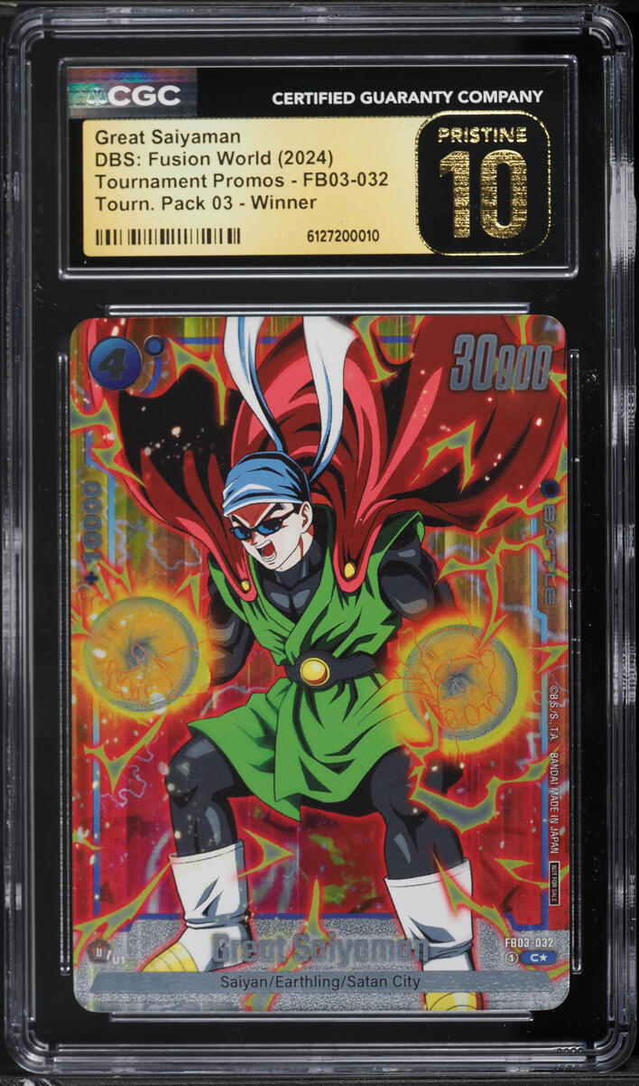 2024 DBS Fusion World Tournament Pack 03 Winner Great Saiyaman