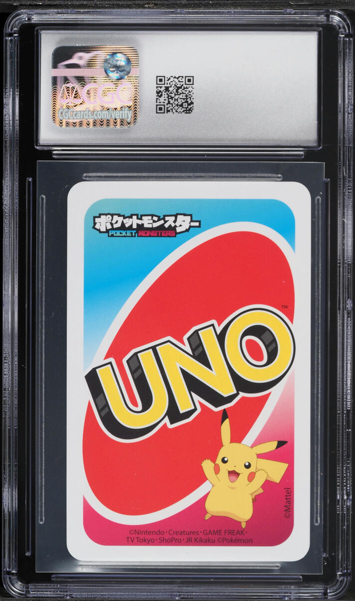 2021 Pokemon Japanese Playing Cards Pocket UNO Red Scorbunny #2 CGC 9.5 MINT+