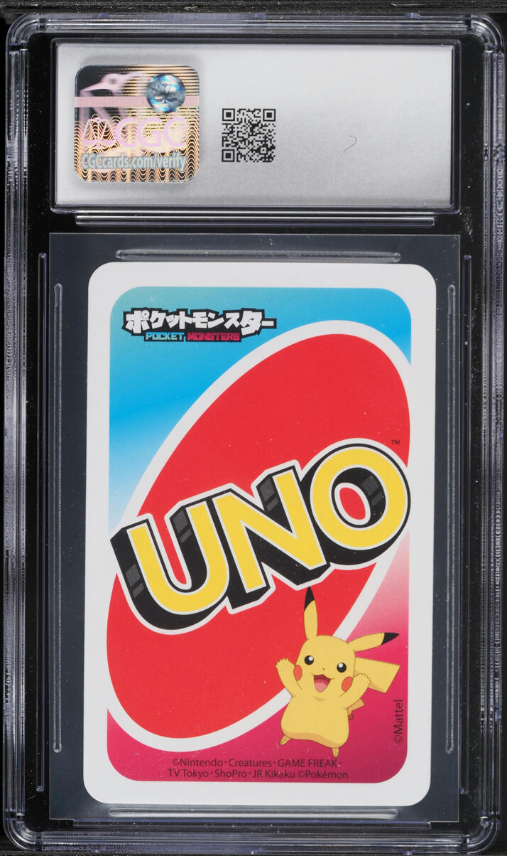 2021 Pokemon Japanese Playing Cards Pocket UNO Blue Grookey #1 CGC 10 GEM MINT