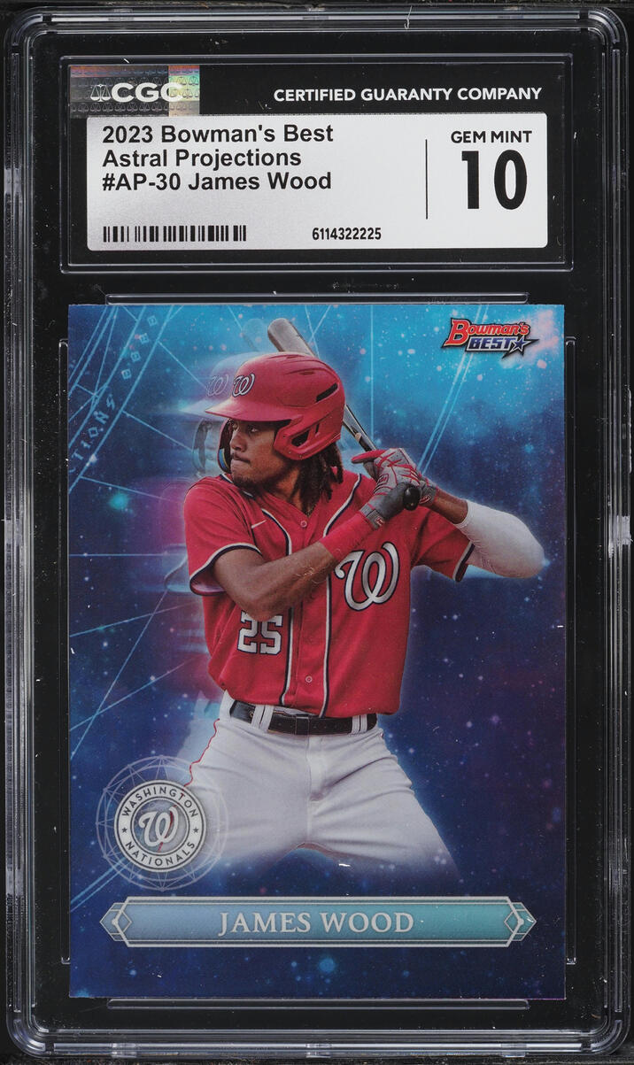 2023 Bowman's Best Astral Projections James Wood PROSPECT #AP-30 CGC 10 GEM MINT