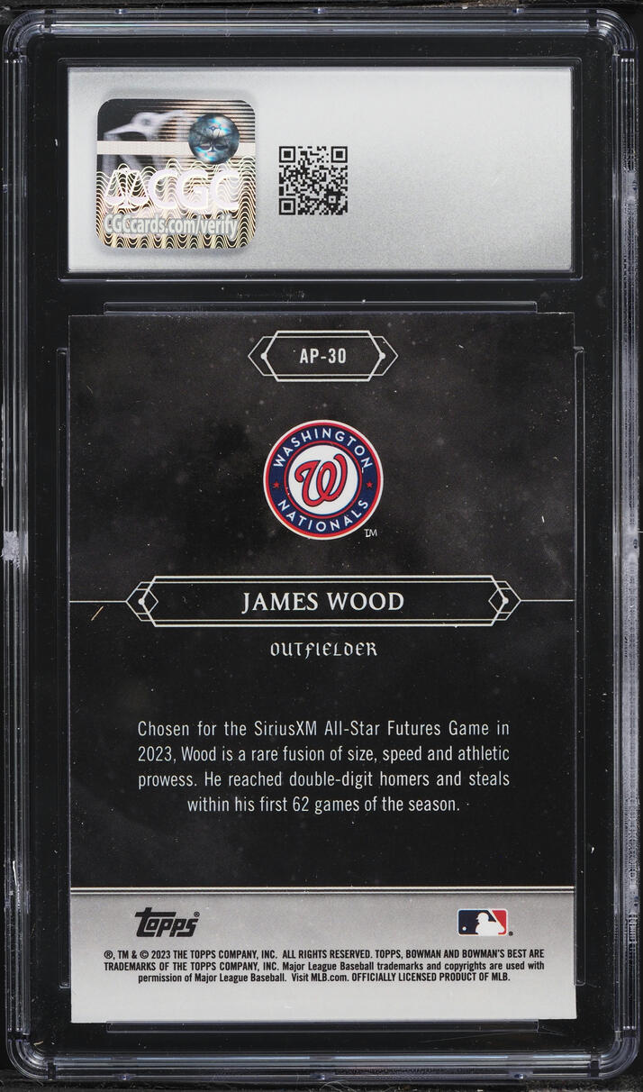 2023 Bowman's Best Astral Projections James Wood PROSPECT #AP-30 CGC 10 GEM MINT