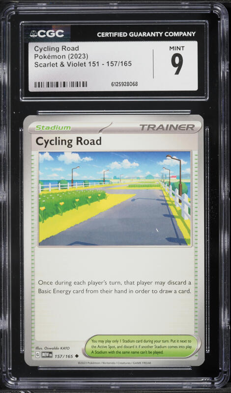 2023 Pokemon Scarlet & Violet 151 Cycling Road #157 CGC 9 MINT