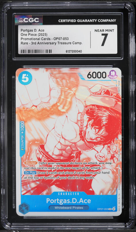 2025 One Piece Japanese Promo Card Set '25 Alt Art Portgas D. Ace