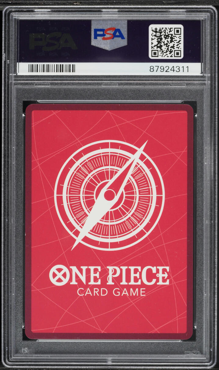 2022 One Piece Seven Warlords Of The Sea Super Pre-Release Leader Crocodile #ST03-001 PSA 10