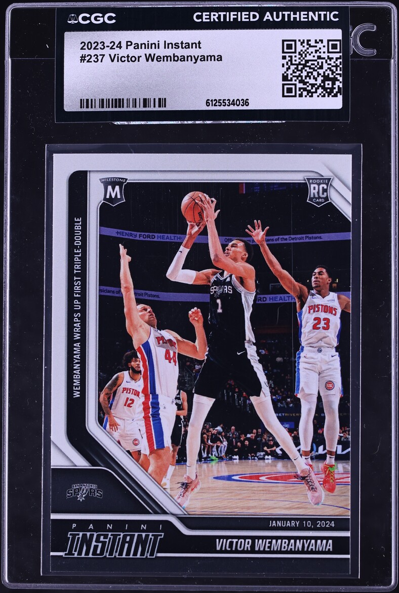 2023 Panini Instant Victor Wembanyama ROOKIE /2798 #237 CGC AUTH