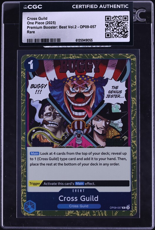 2025 One Piece Premium Booster: Best Vol.2 Cross Guild #OP09-057 