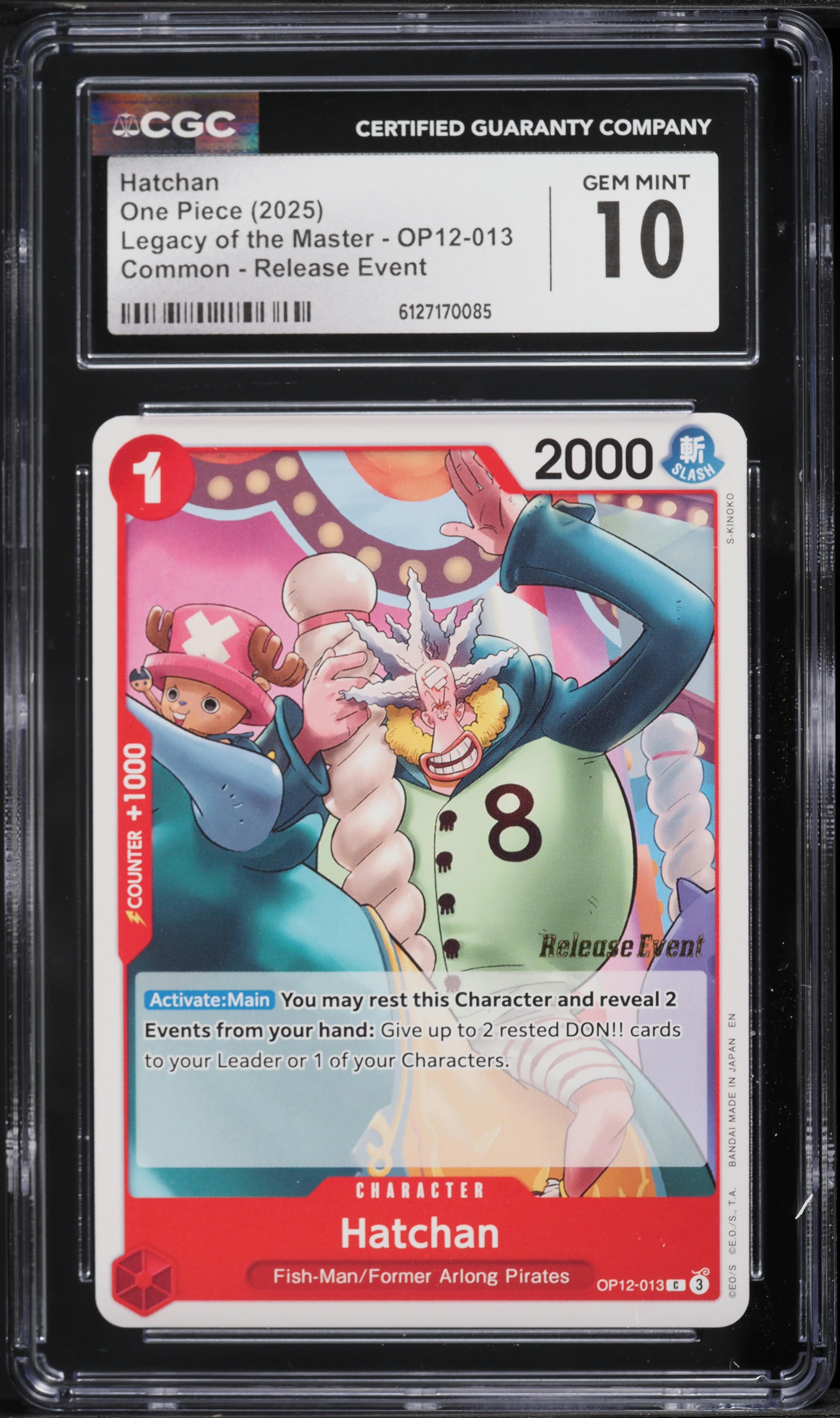 2025 One Piece Legacy Of The Master Release Event Hatchan #OP12