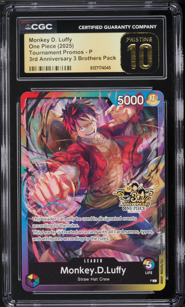 2025 One Piece Promo 3rd Anniversary 3 Brothers Pack Leader Monkey