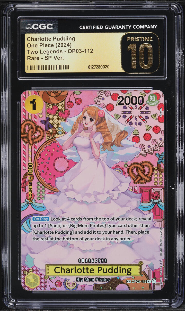 2024 One Piece Two Legends SP Alt Art Charlotte Pudding #OP03-112
